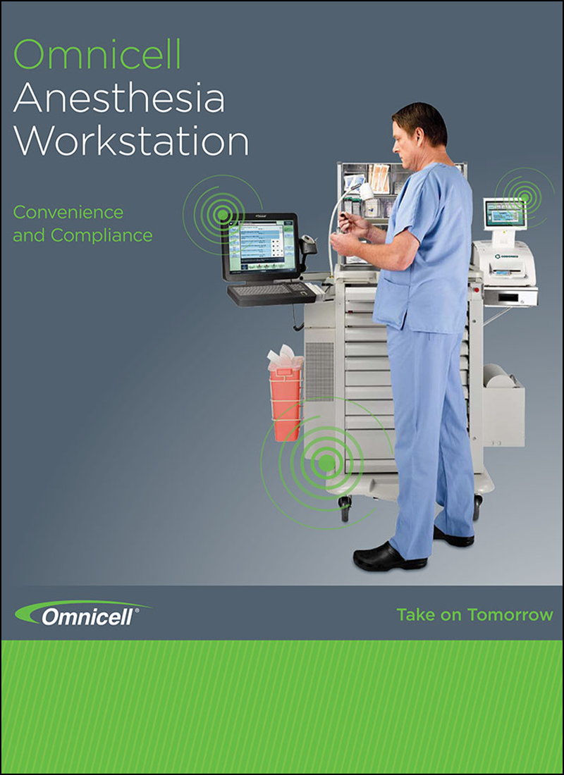 Omnicell Anesthesia Workstation Brochure Cover