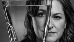 Glass and Distorted Face 